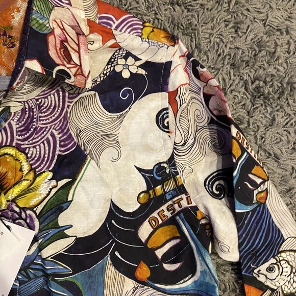 Robert Graham Limited Edition Tattoo Artist NWT Embroidered Shirt - Picture 6 of 16